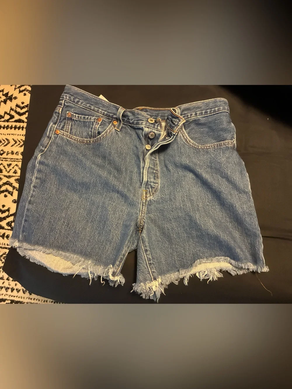 Levi Denim Cutoff Shorts - Blue